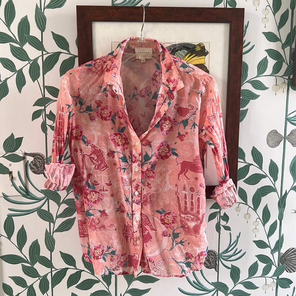 Sezane Pierro button down in size 38